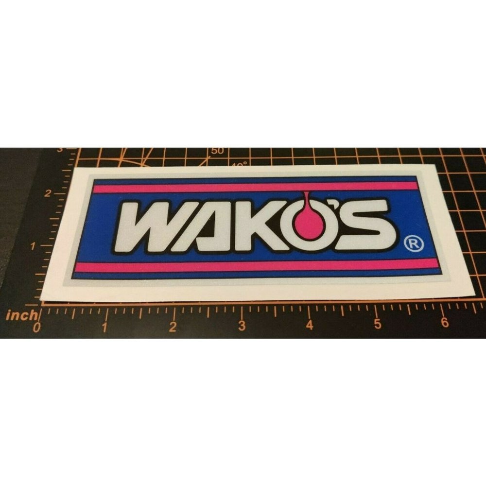 Wakos jdm racing sti evo rsx sr rx7 fd eg gtr supra reflective sticker decal US